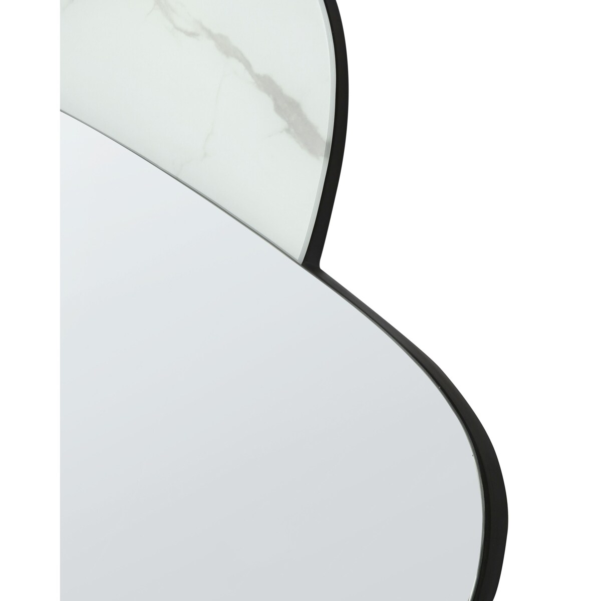 Lustro ścienne 80 x 117 cm białe PANNES