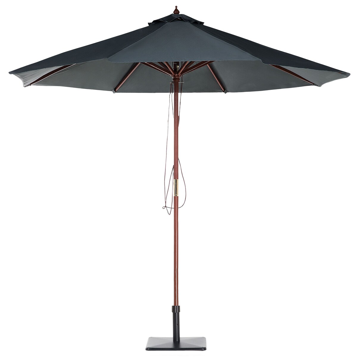 Parasol ogrodowy 270 cm TOSCANA Ciemnoszary