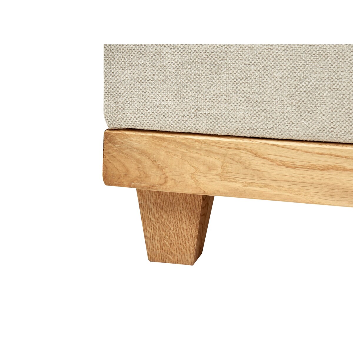 Łóżko kontynentalne z pojemnikami 180 x 200 cm beżowe DYNASTY