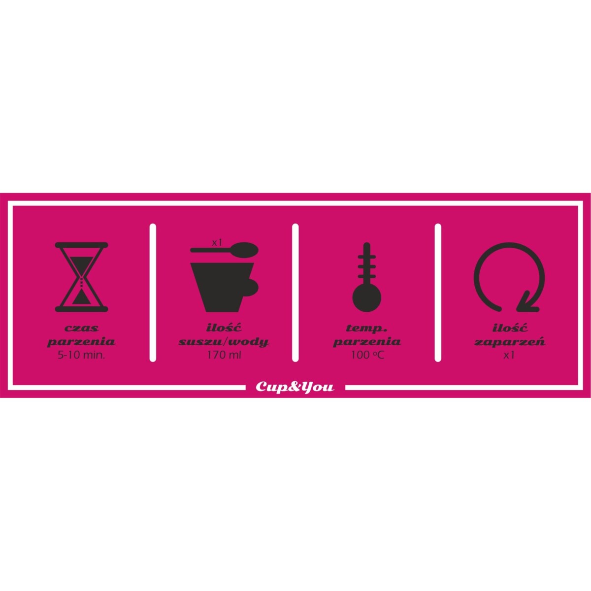 Herbata owocowa IMBIROWA GRUSZKA Cup&You witamine C papaja gruszki 250g - sypana herbata PREMIUM na prezent upominek podarunek Cup&You