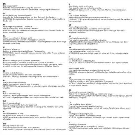 vidaXL Grill gazowy ze strefą gotowania 6+1, kolor czarny