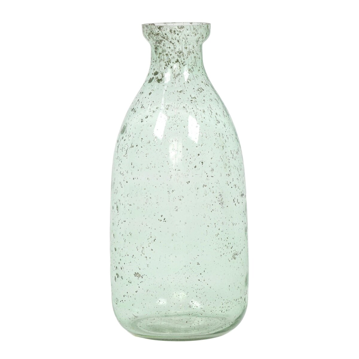 Szklana butelka nakrapiana, Ø 10 cm