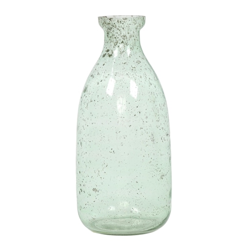 Szklana butelka nakrapiana, Ø 10 cm
