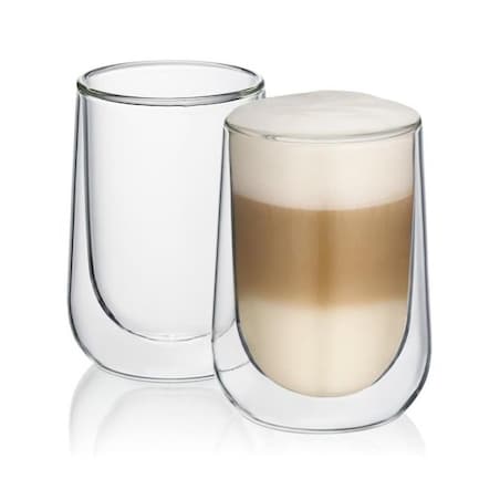 Zestaw 2 szklanek do latte macchiato Fontana Kela