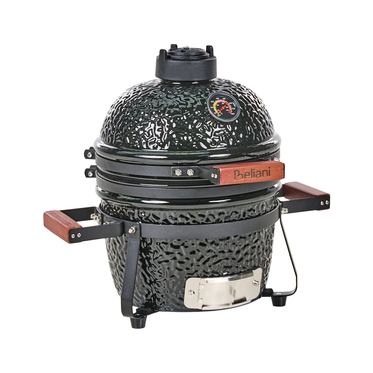 Mini grill węglowy KAMADO Ceramika Czarny
