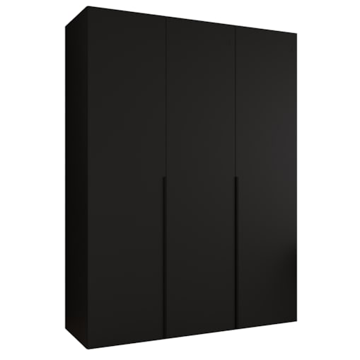 Szafa uchylna otwierana ALICANTE 1 150 wys. 202 cm Czarny + u. Czarny