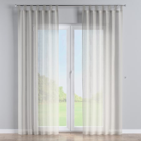 Zasłona na szelkach 1 szt. 130x245 beżowy