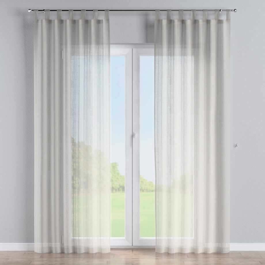 Zasłona na szelkach 1 szt. 130x245 beżowy