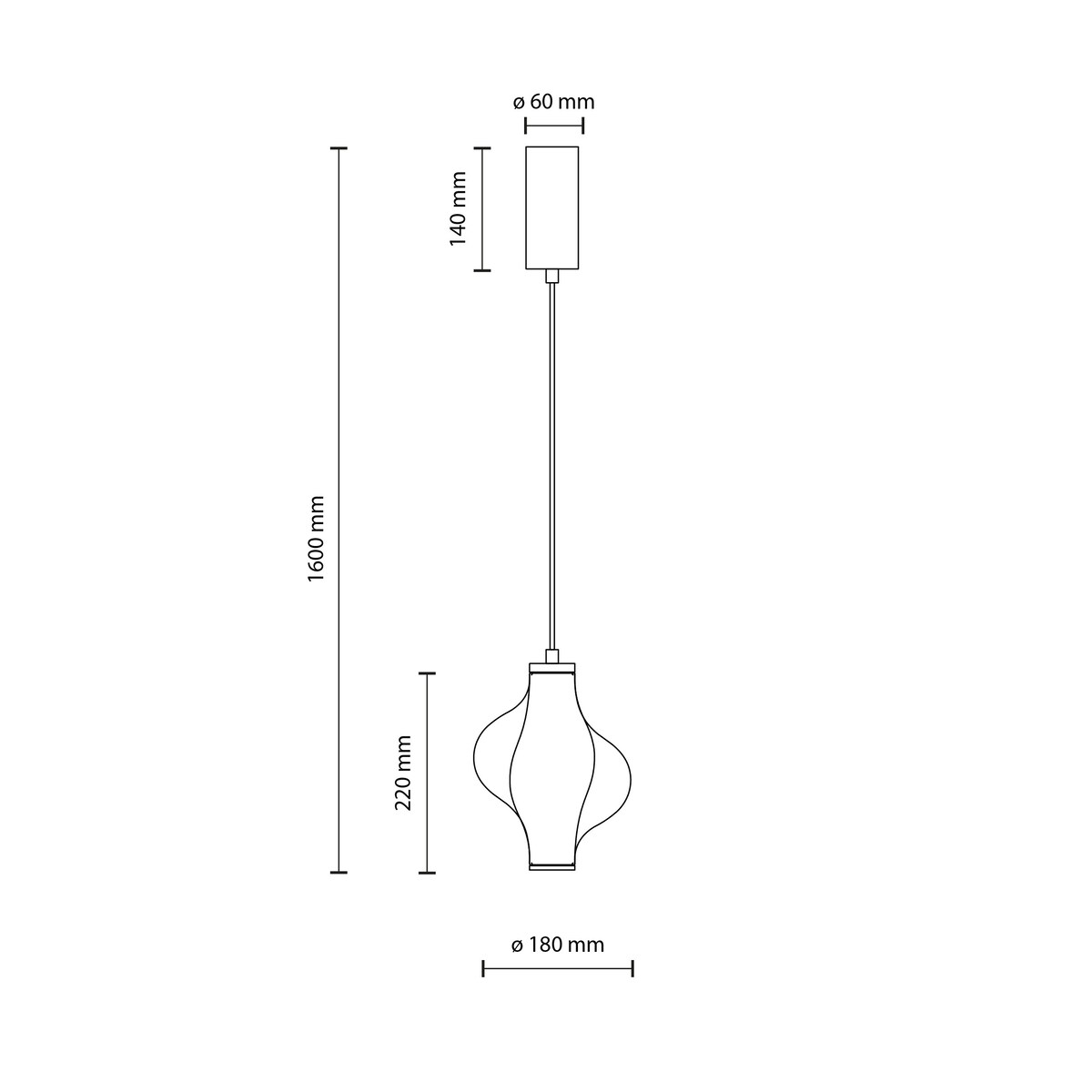 Lampa wisząca LED 8W TK Lighting ELVA BLACK czarna 1032 lm 3000K regulowana nowoczesna do salonu kuchni i jadalni