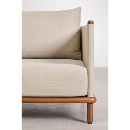 Zestaw ogrodowy: 2 fotele i 2 stoliki kawowe z drewna akacjowego Olivia