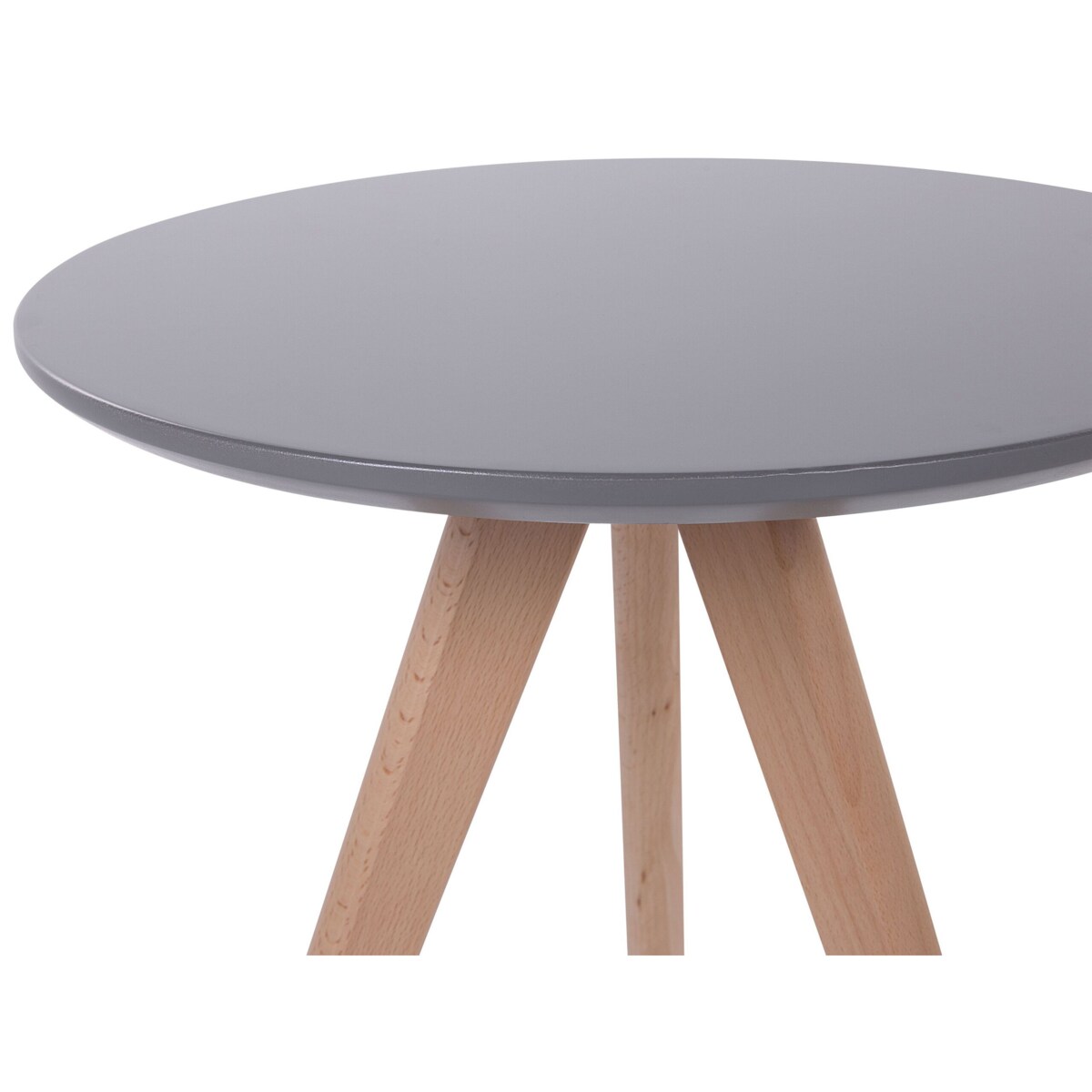 Zestaw 3 stolików kawowych szary VEGAS