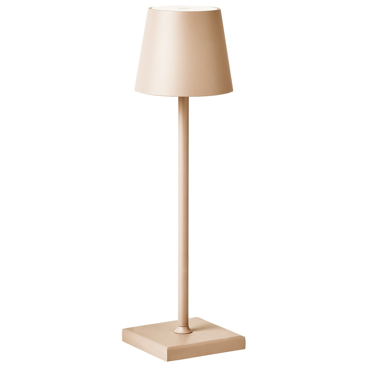 Bezprzewodowa lampa stołowa LED BACEIRO Metal Pomarańczowy