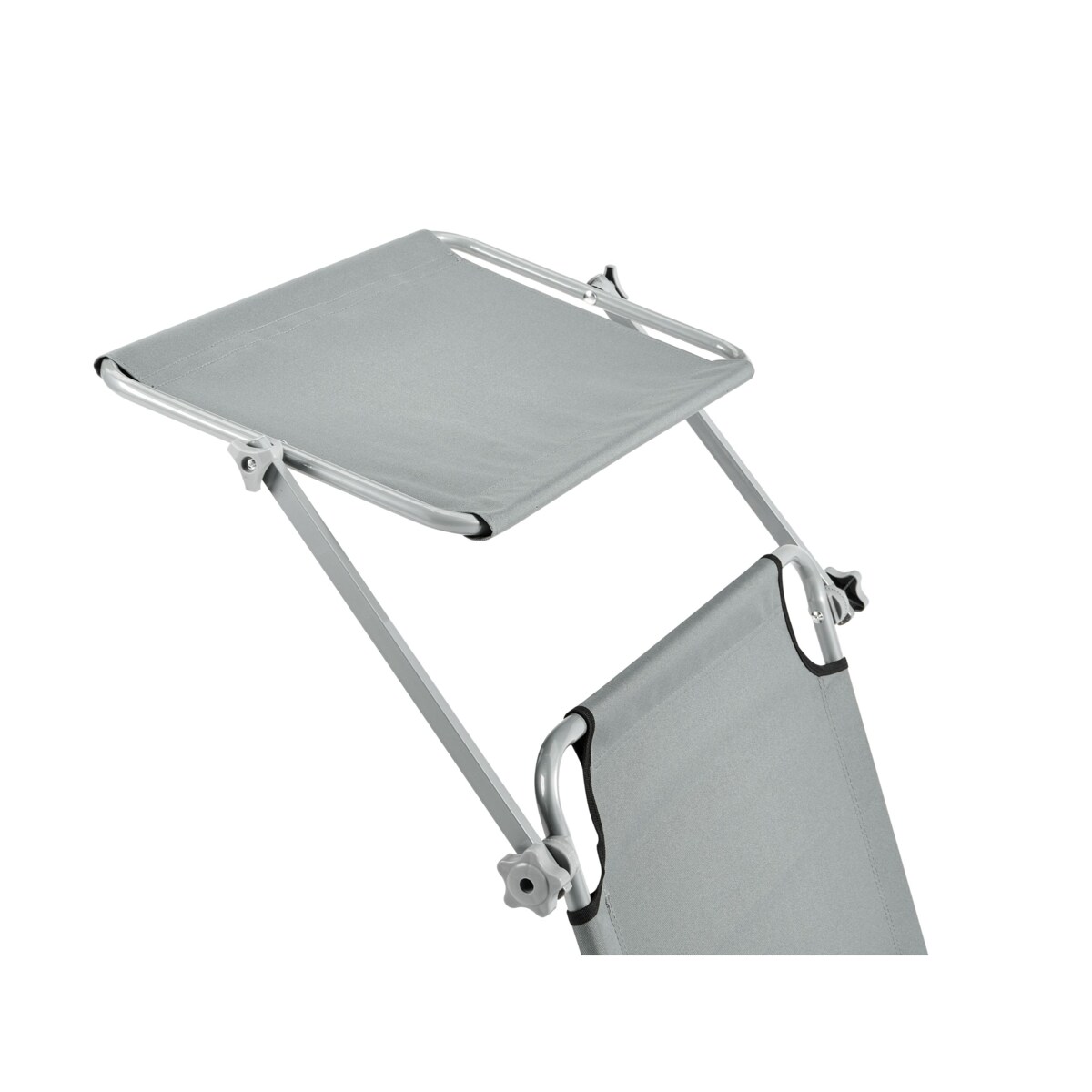 Leżak ogrodowy FOLIGNO Metal Szary