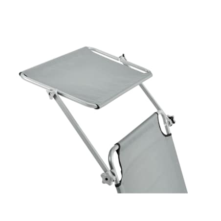 Leżak ogrodowy FOLIGNO Metal Szary