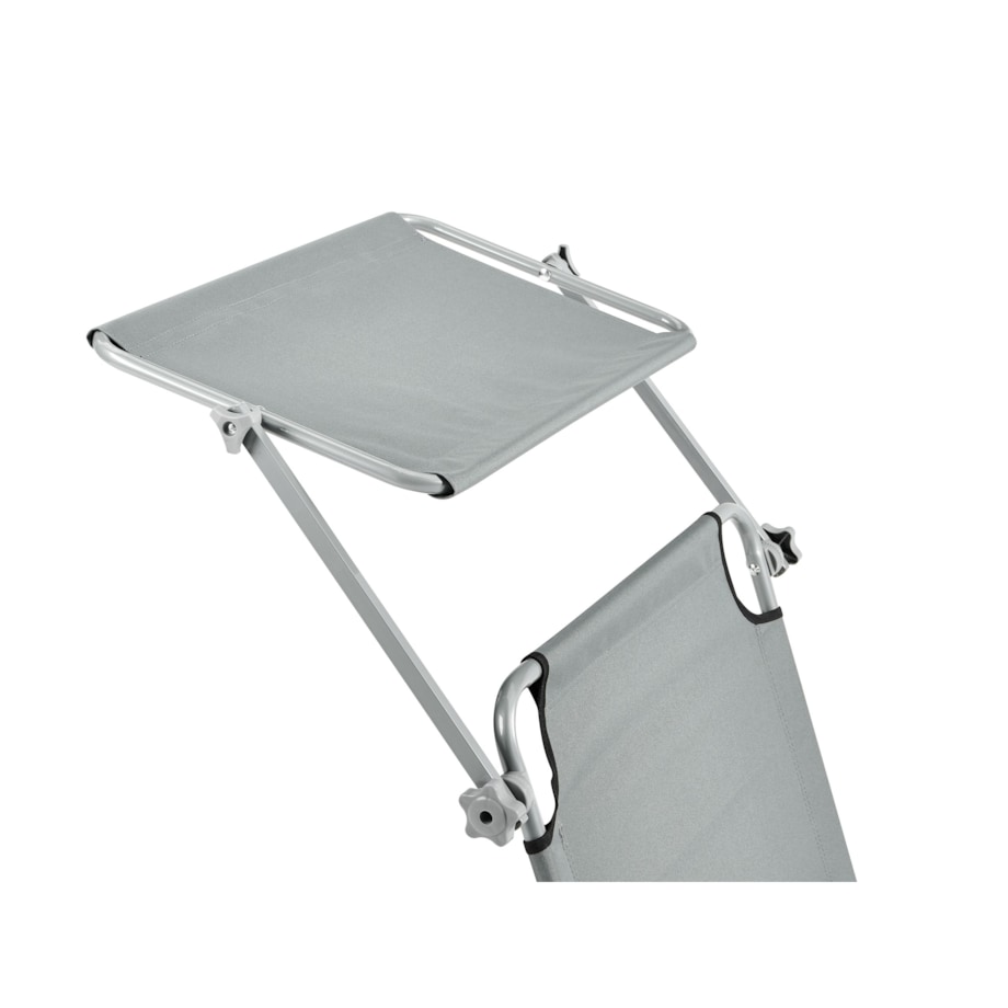 Leżak ogrodowy FOLIGNO Metal Szary