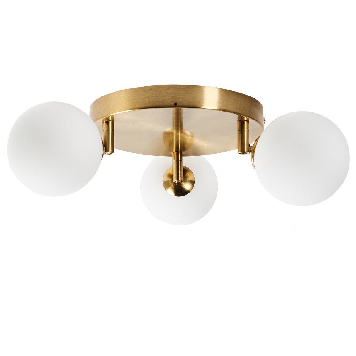 Lampa sufitowa MAVILLA Szkło Mosiężny