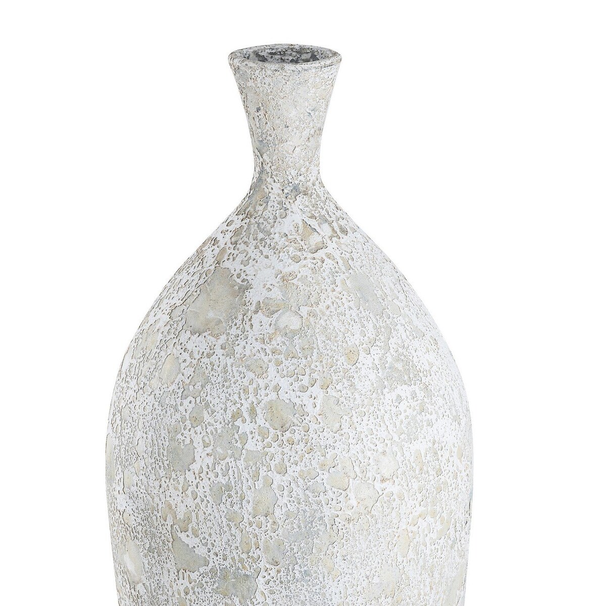 Wazon Dafni 30x79cm white grey, 30 x 79 cm