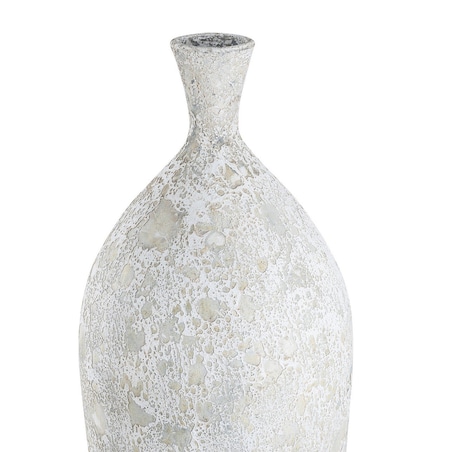 Wazon Dafni 30x79cm white grey, 30 x 79 cm
