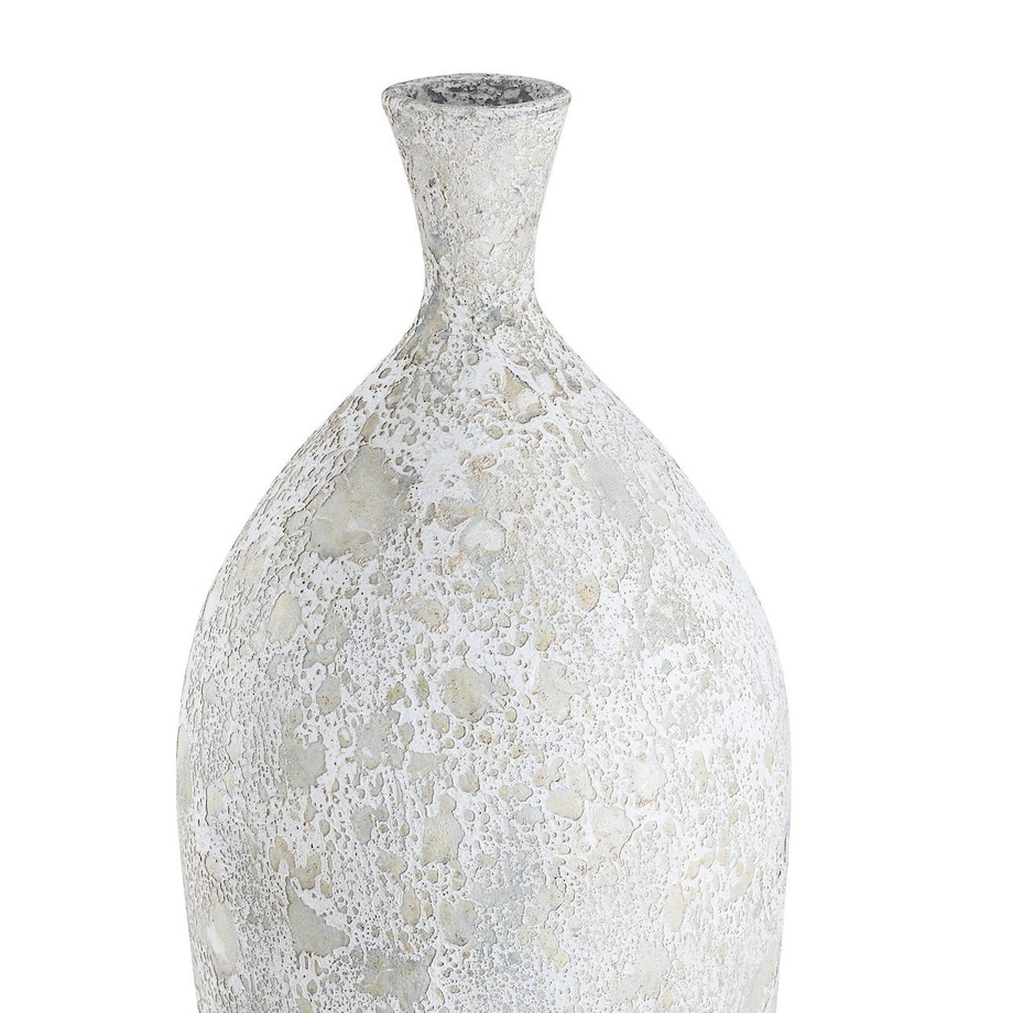 Wazon Dafni 30x79cm white grey, 30 x 79 cm