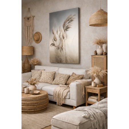 Obraz Trawy pampasowe– styl boho