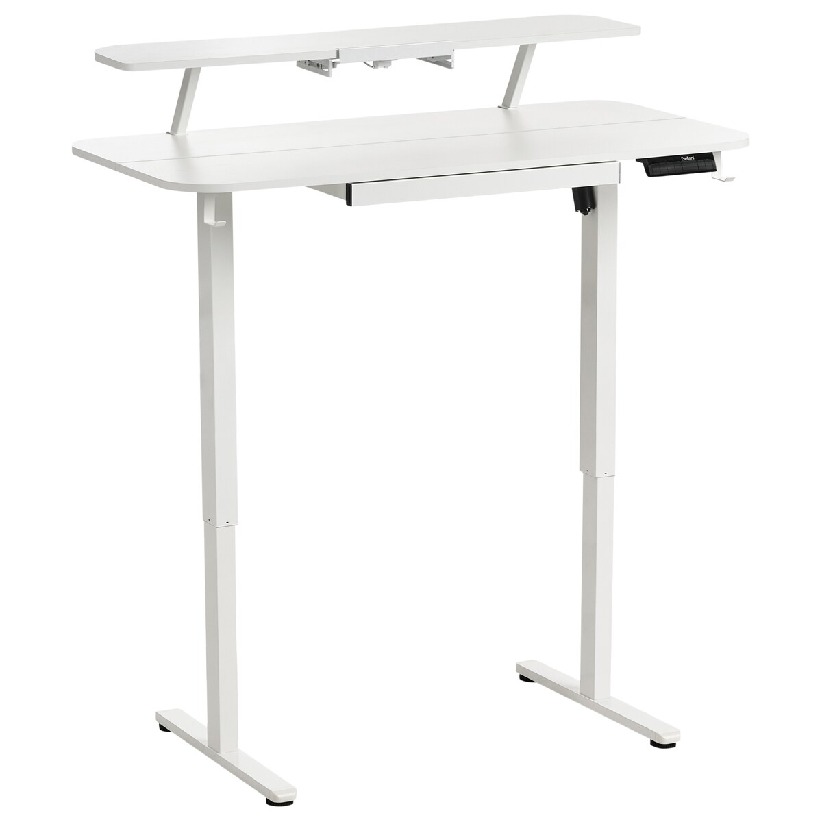 Biurko regulowane elektrycznie WILBANKS Biały 120 cm 60 cm Z portem USB