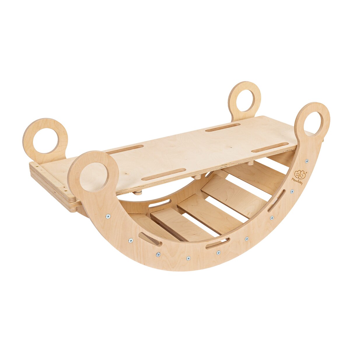 Large Dream Rocker Naturalne Drewno