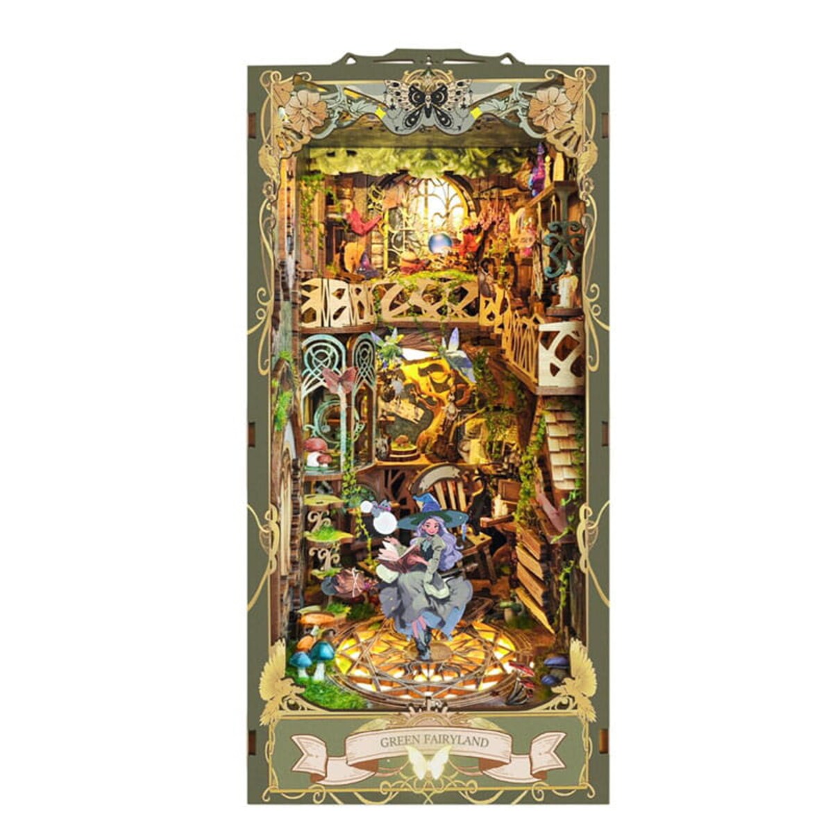 Miniaturowy domek Book Nook - Czarodziejki lasu