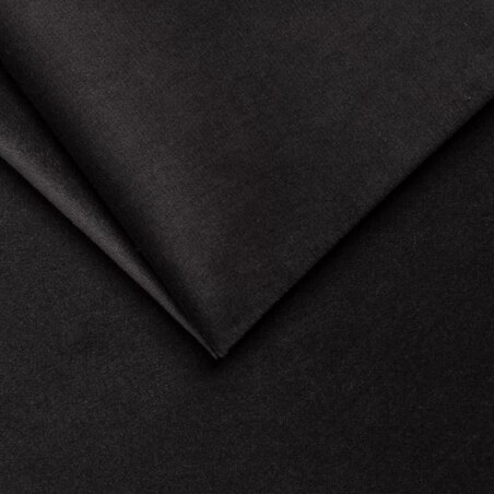 Narożnik rozkładany z zagłówkiem i pojemnikiem OLI, lewostronny, czarny