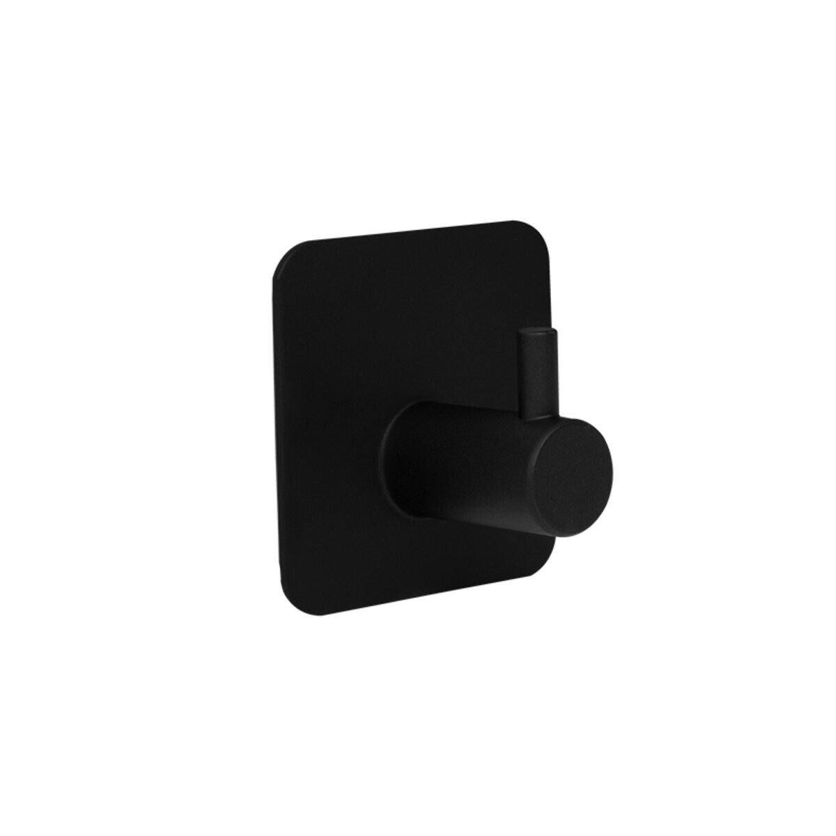 Wieszak ścienny samoprzylepny czarny komplet zestaw 4 szt.