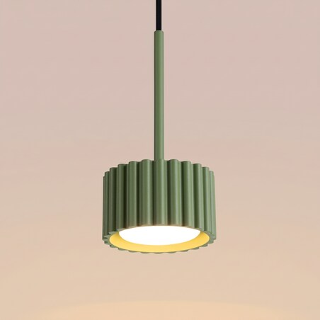 Lampa wisząca AURA 1 zielona oliwka Gx53