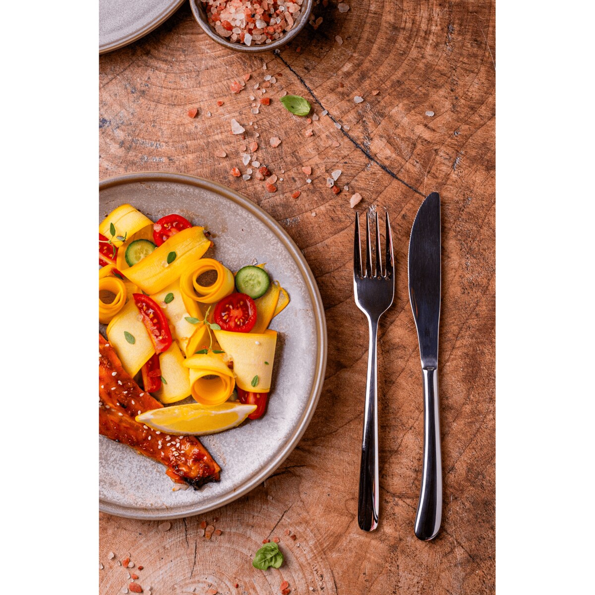 Sztućce srebrne Tsubame 24 szt. Japońska stal 18/10 SUS304 Ręcznie polerowane Połysk Na prezent