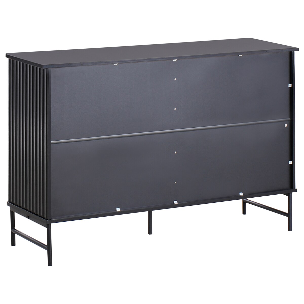 Komoda 6 szuflad GLASTONBURY Czarny