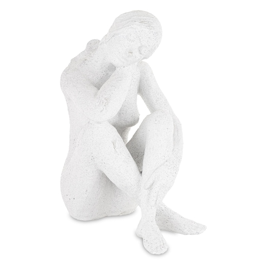 Figura siedzącej kobiety 21x11x17 cm DONNA-2