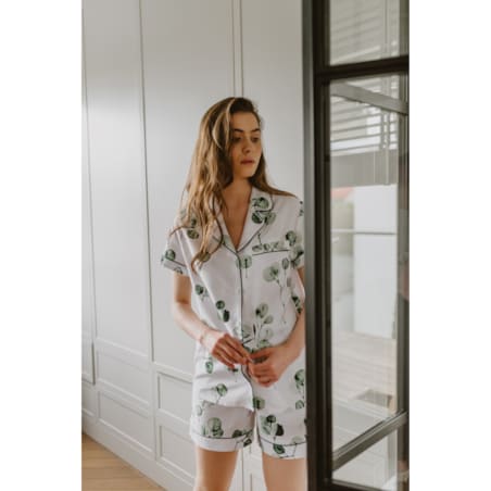 Piżama Eukaliptus krótka S