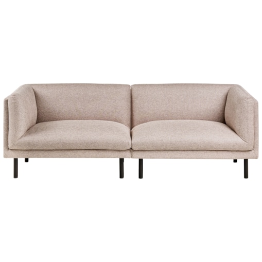 Sofa VORGOD Jasnobrązowy dla 3 osób