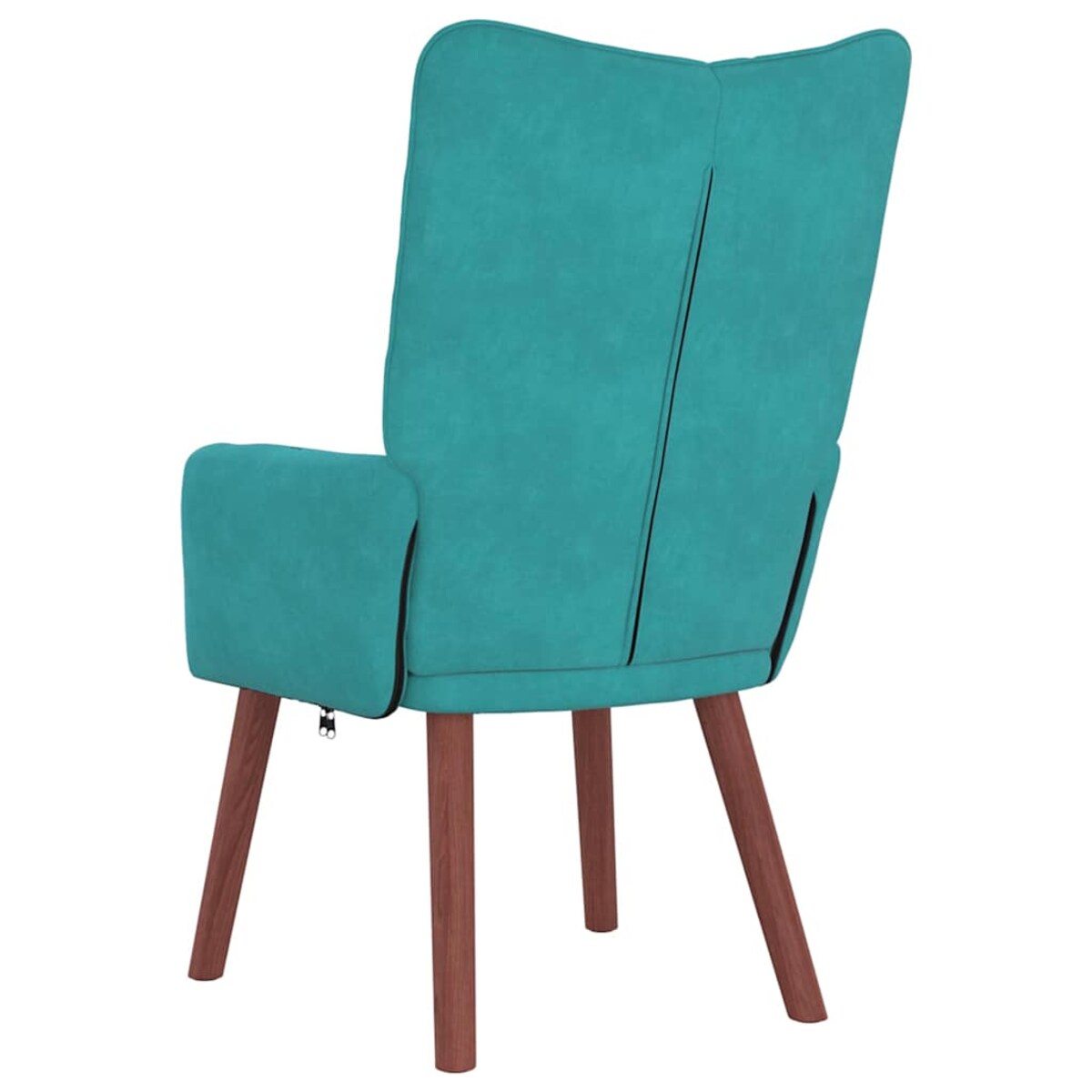 vidaXL Fotel relaksacyjny Turkusowy 63 x 67 x 94 cm Aksamit