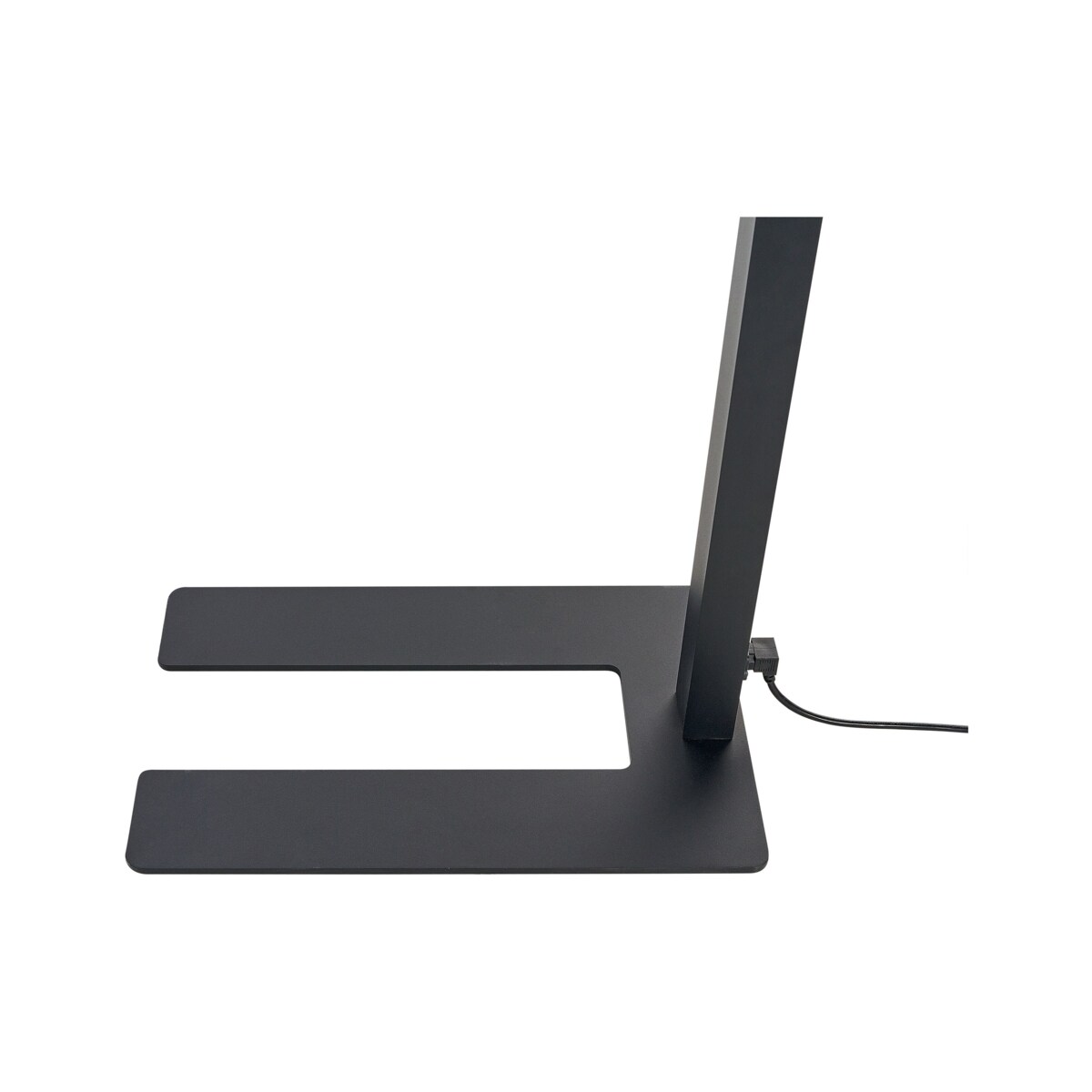 Lampa podłogowa LED metalowa czarna SAGITTA