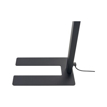 Lampa podłogowa LED metalowa czarna SAGITTA