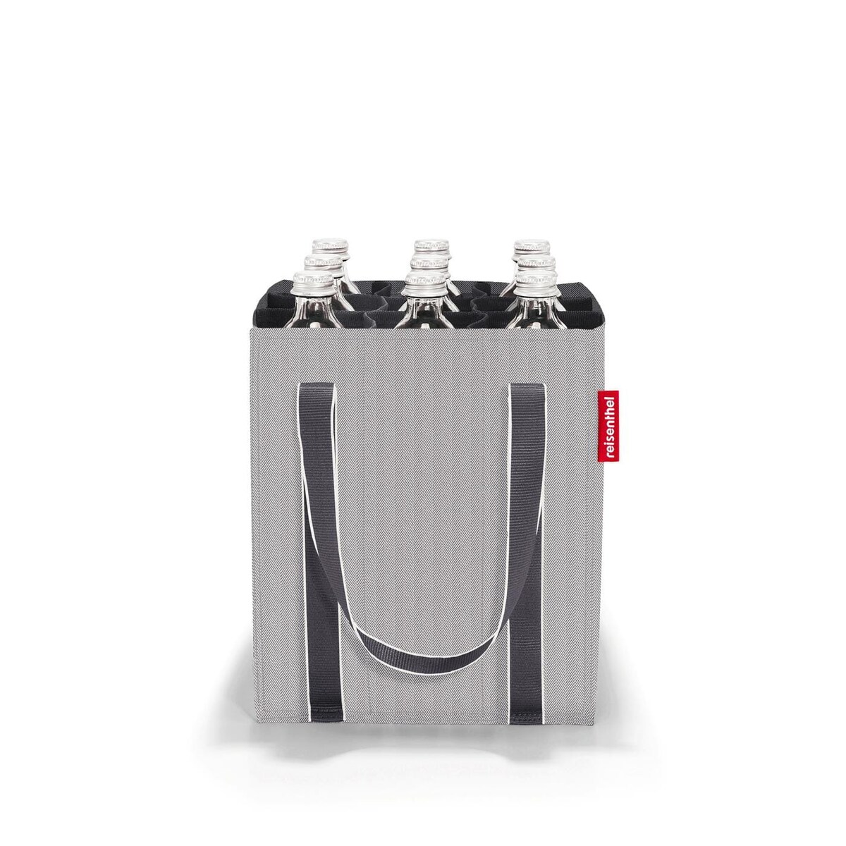 Torba BOTTLEBAG, herringbone grey