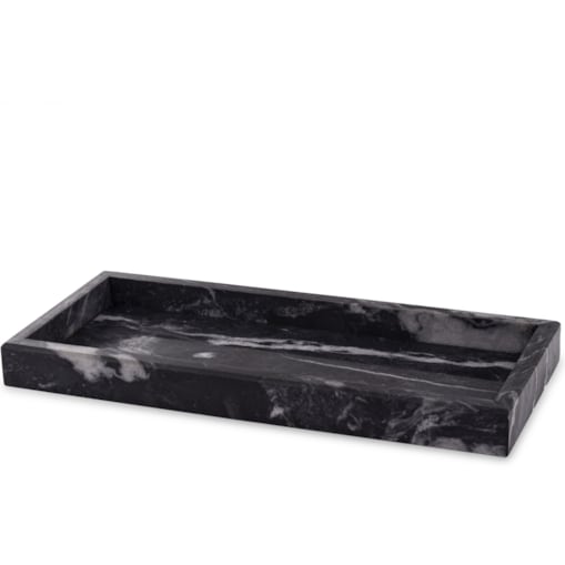 Taca dekoracyjna 30x13x3 cm MARMARILO ciemnoszara small