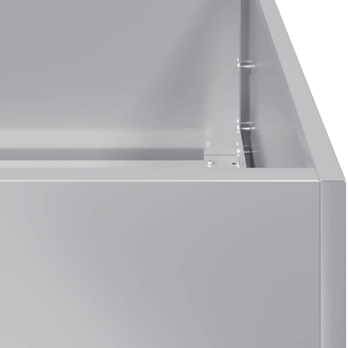 vidaXL Doniczka 200x40x80 cm Stal ocynkowana