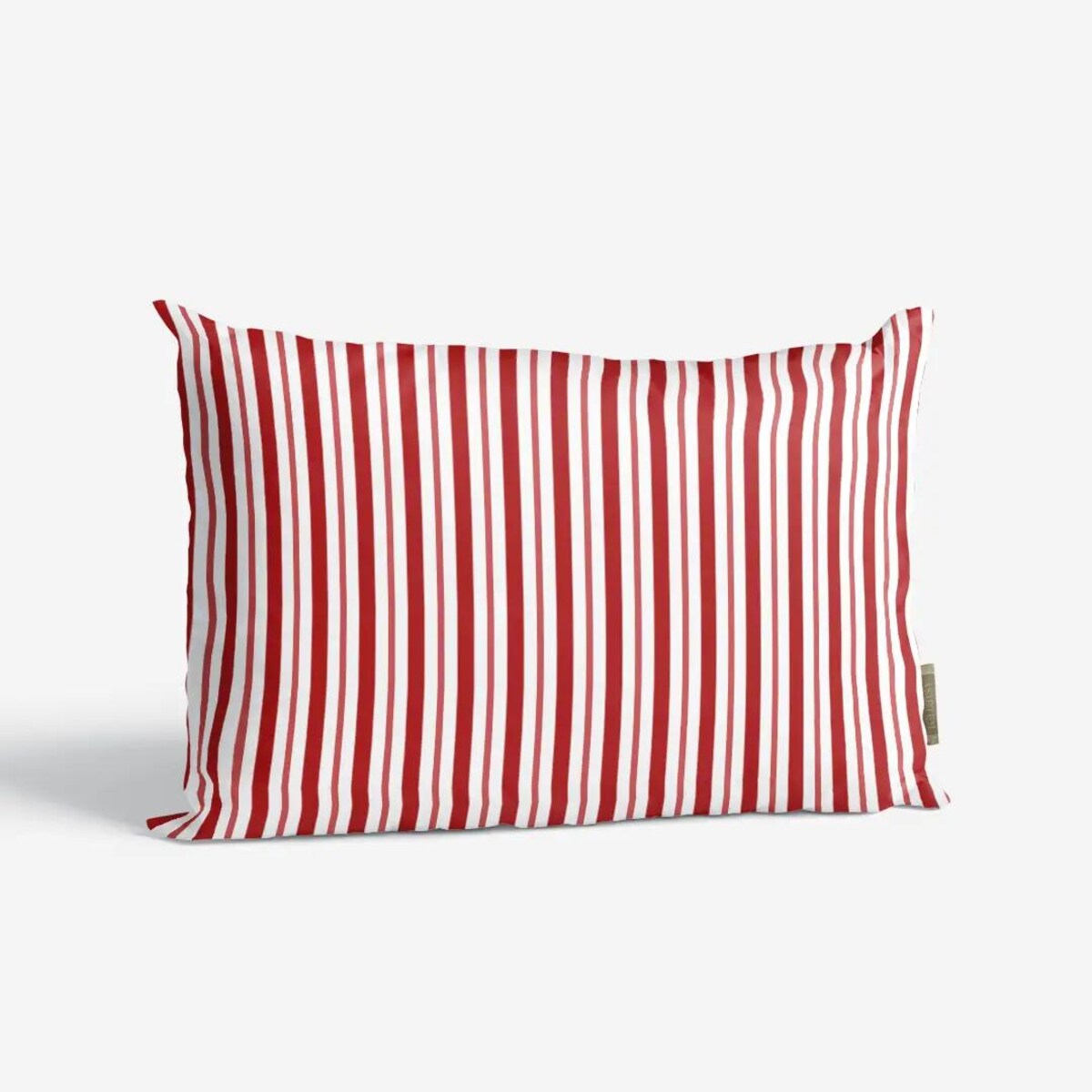 Poduszka świąteczna - klasyczne czerwone świąteczne paski