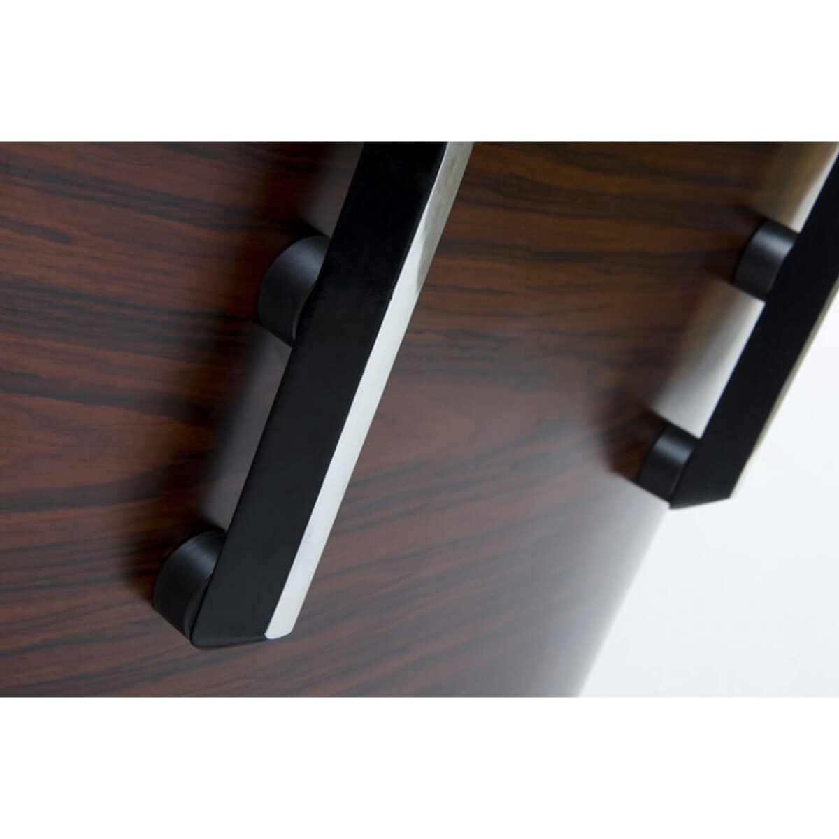 Fotel z podnóżkiem Lounge KH1501100103 King Home drewno metal orzech biały