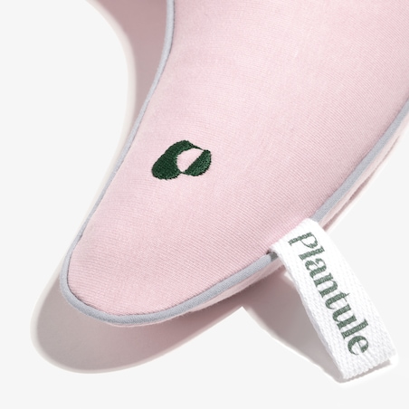 Rogal podróżny z łuską gryki 35x35cm pudrowy róż