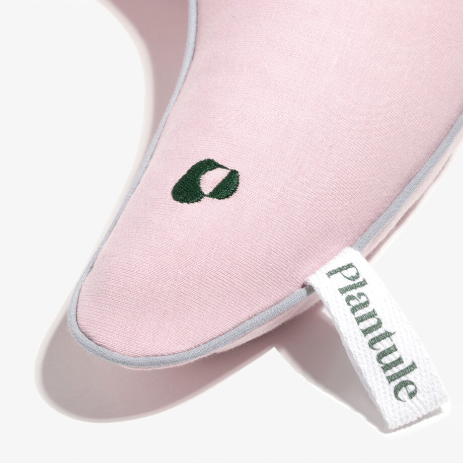 Rogal podróżny z łuską gryki 35x35cm pudrowy róż