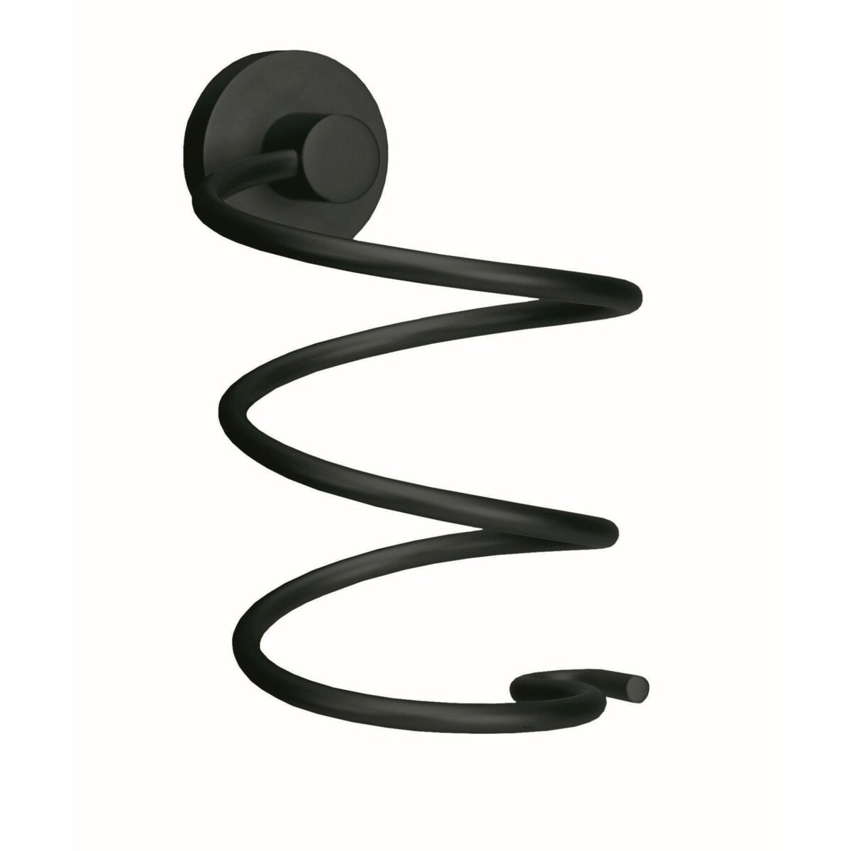 Kleine Wolke Apollo Nero Uchwyt na suszarkę do włosów czarny