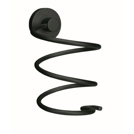 Kleine Wolke Apollo Nero Uchwyt na suszarkę do włosów czarny