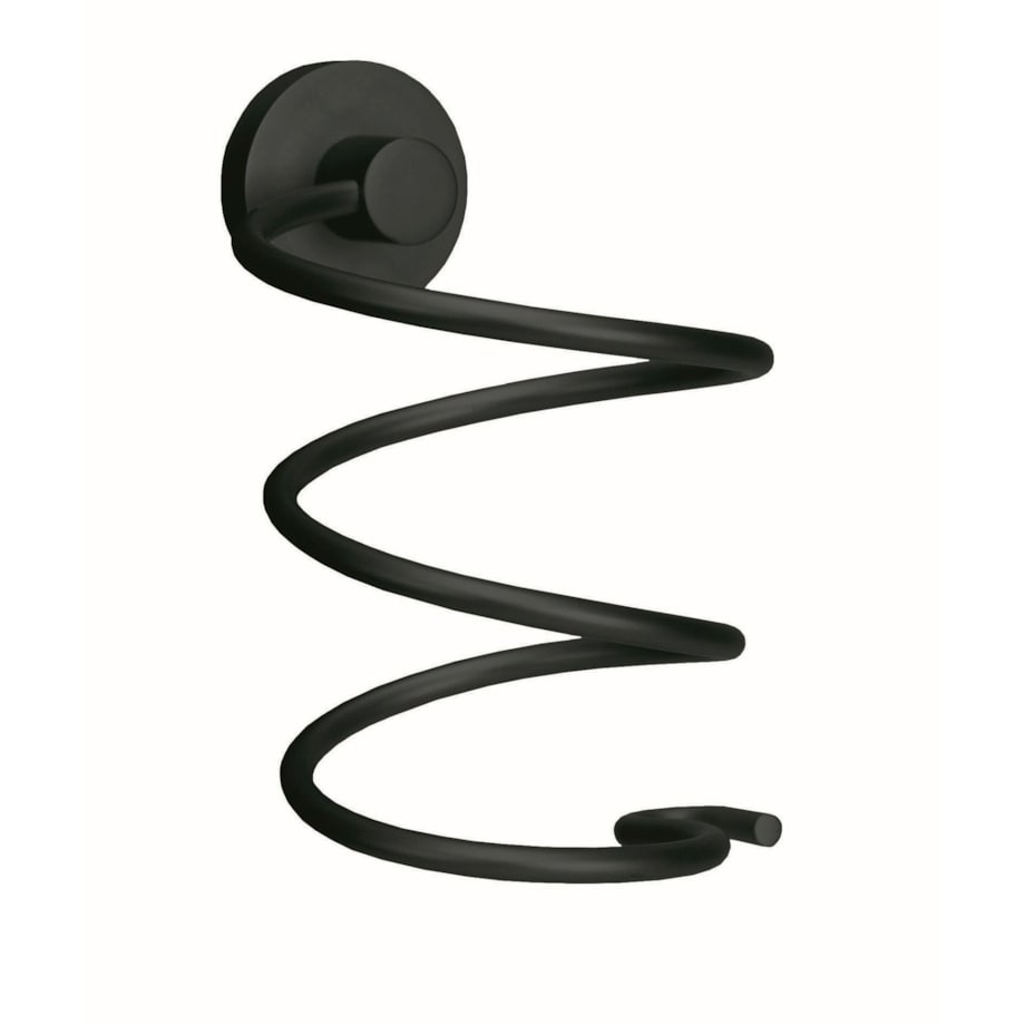 Kleine Wolke Apollo Nero Uchwyt na suszarkę do włosów czarny