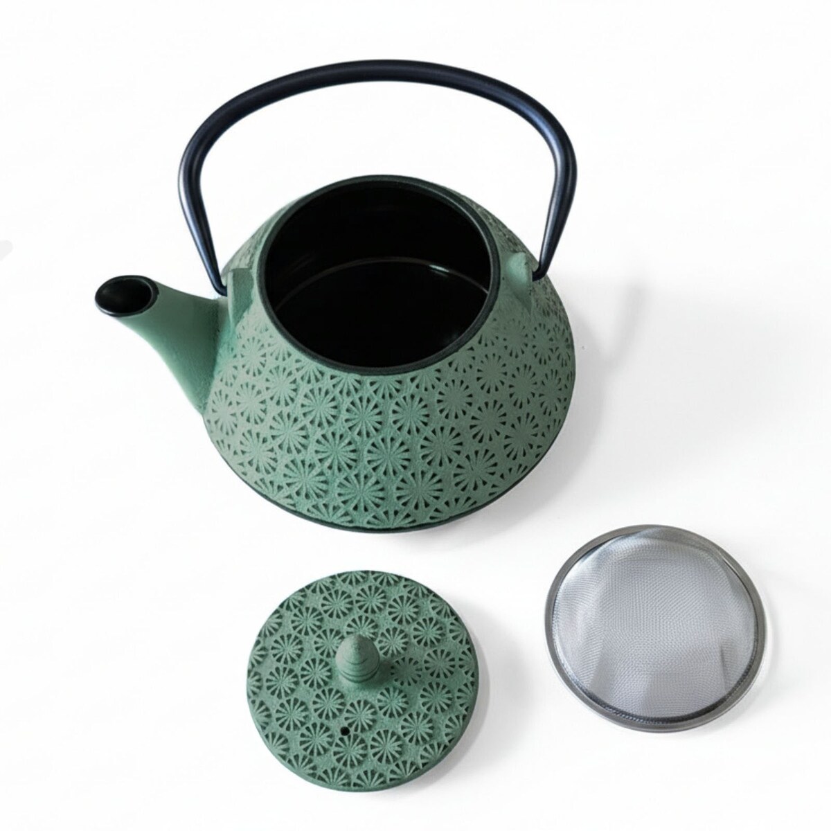 Czajnik żeliwny z zaparzaczem TAKI, 1000 ml