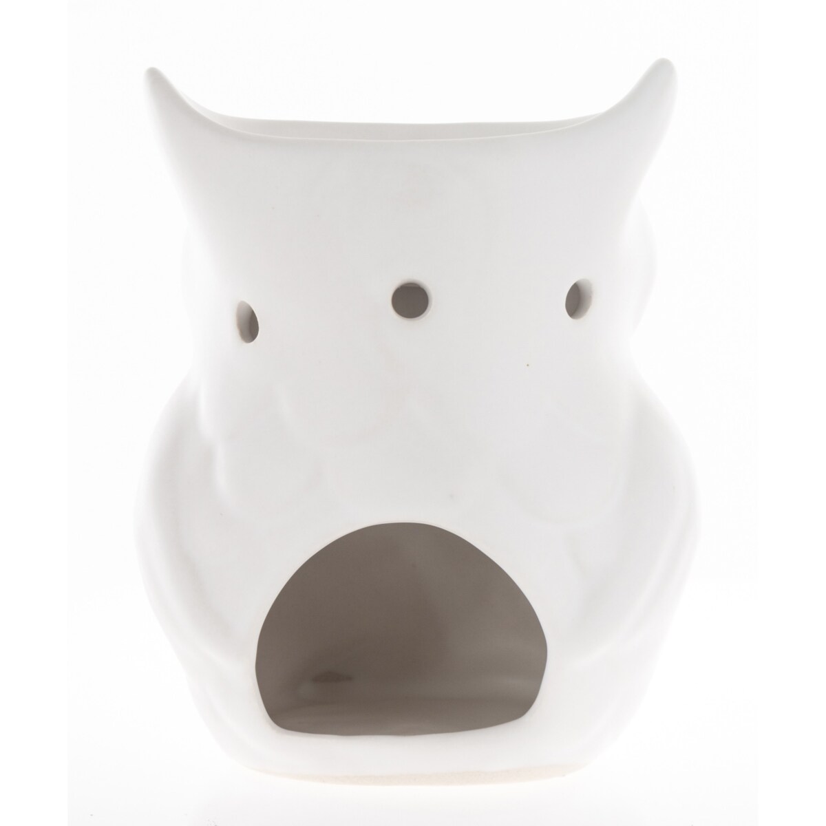 Kominek zapachowy ceramiczny 12x9x7 cm AROMA biała sowa